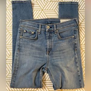 Rag & Bone “EL” high rise ankle skinny jeans